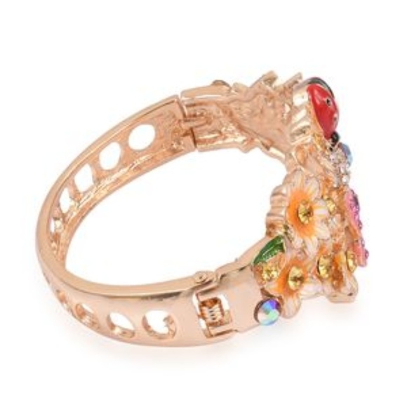 Multi Color Austrian Crystal Bangle - Picture 3 of 6